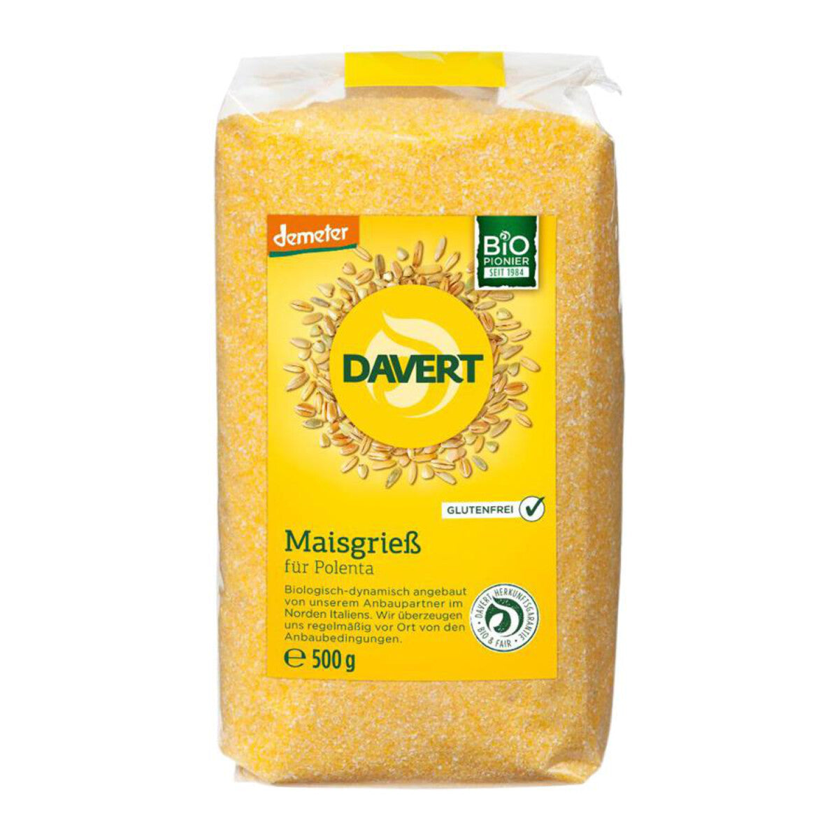 DAVERT Maisgrieß für Polenta - 500 g