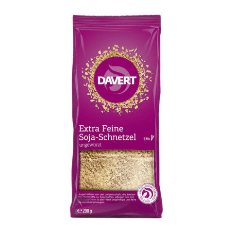 DAVERT Extra feine Soja-Schnetzel – 200 g