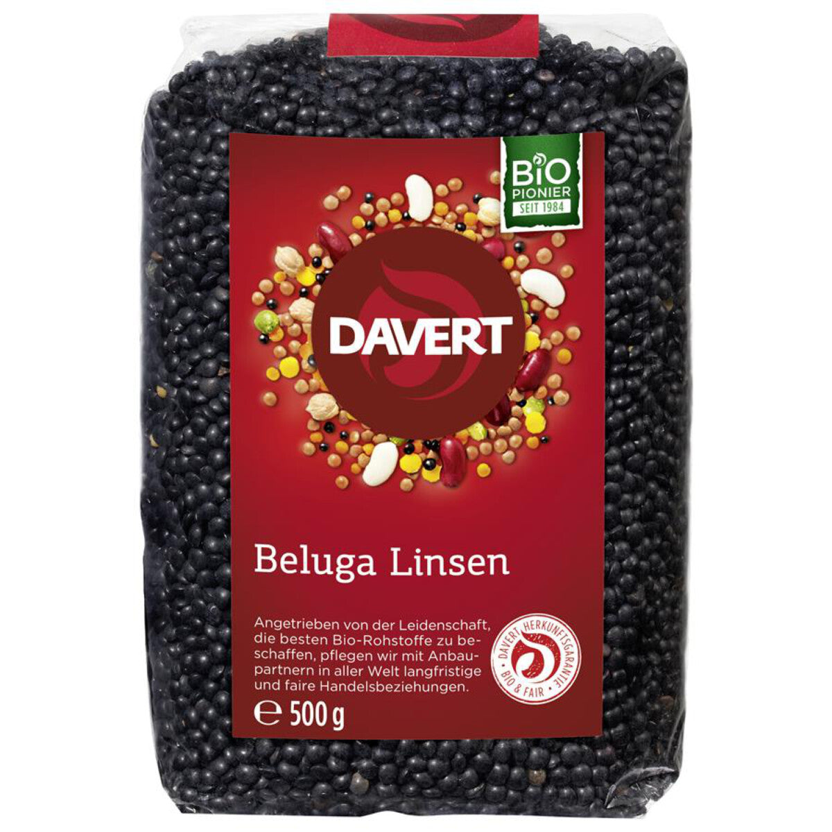 DAVERT Beluga Linsen - 500 g