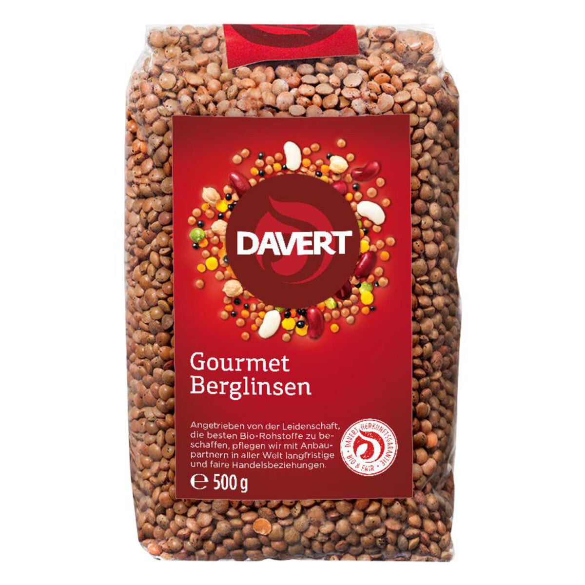 DAVERT Gourmet Berglinsen - 500 g