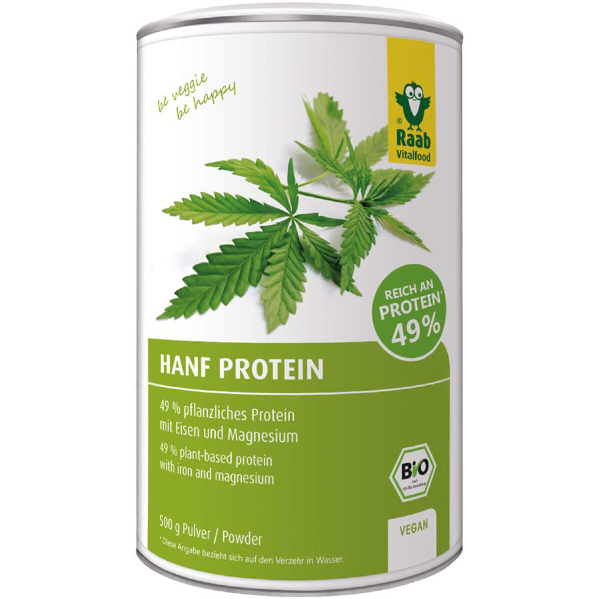 RAAB VITAL Hanf Protein Pulver - 500 g