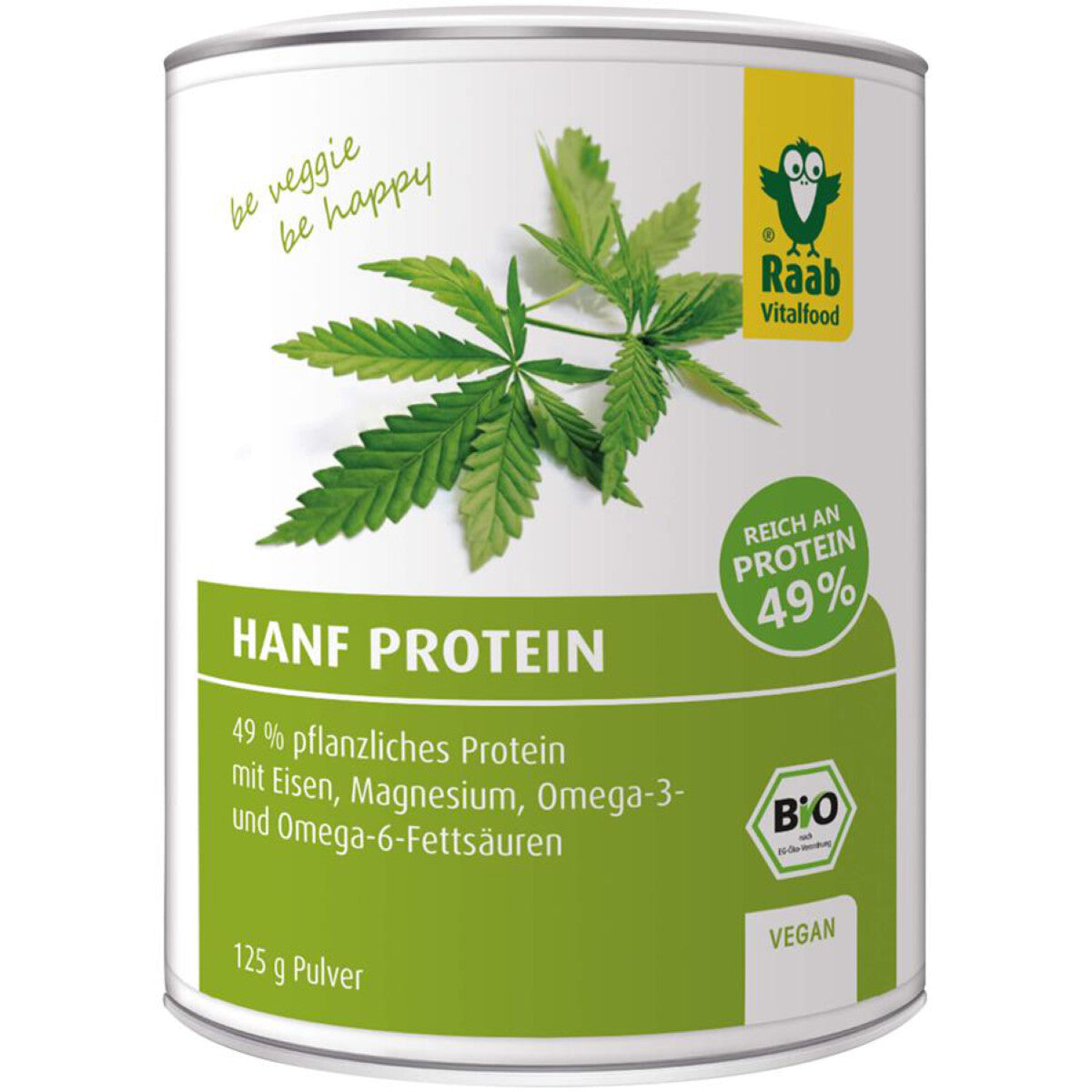RAAB VITAL Hanf Protein Pulver - 125 g