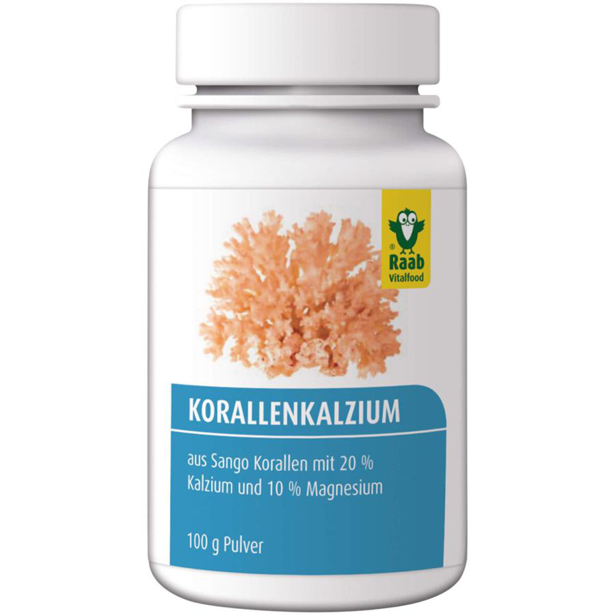 RAAB VITAL Korallen-Kalzium Pulver - 100 g
