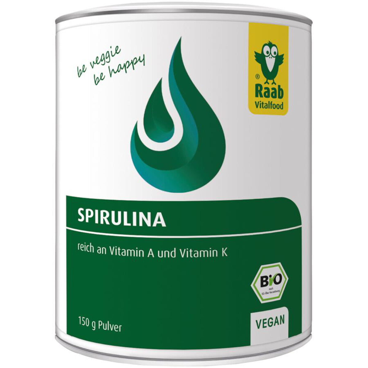 RAAB VITAL Spirulina Pulver - 150 g