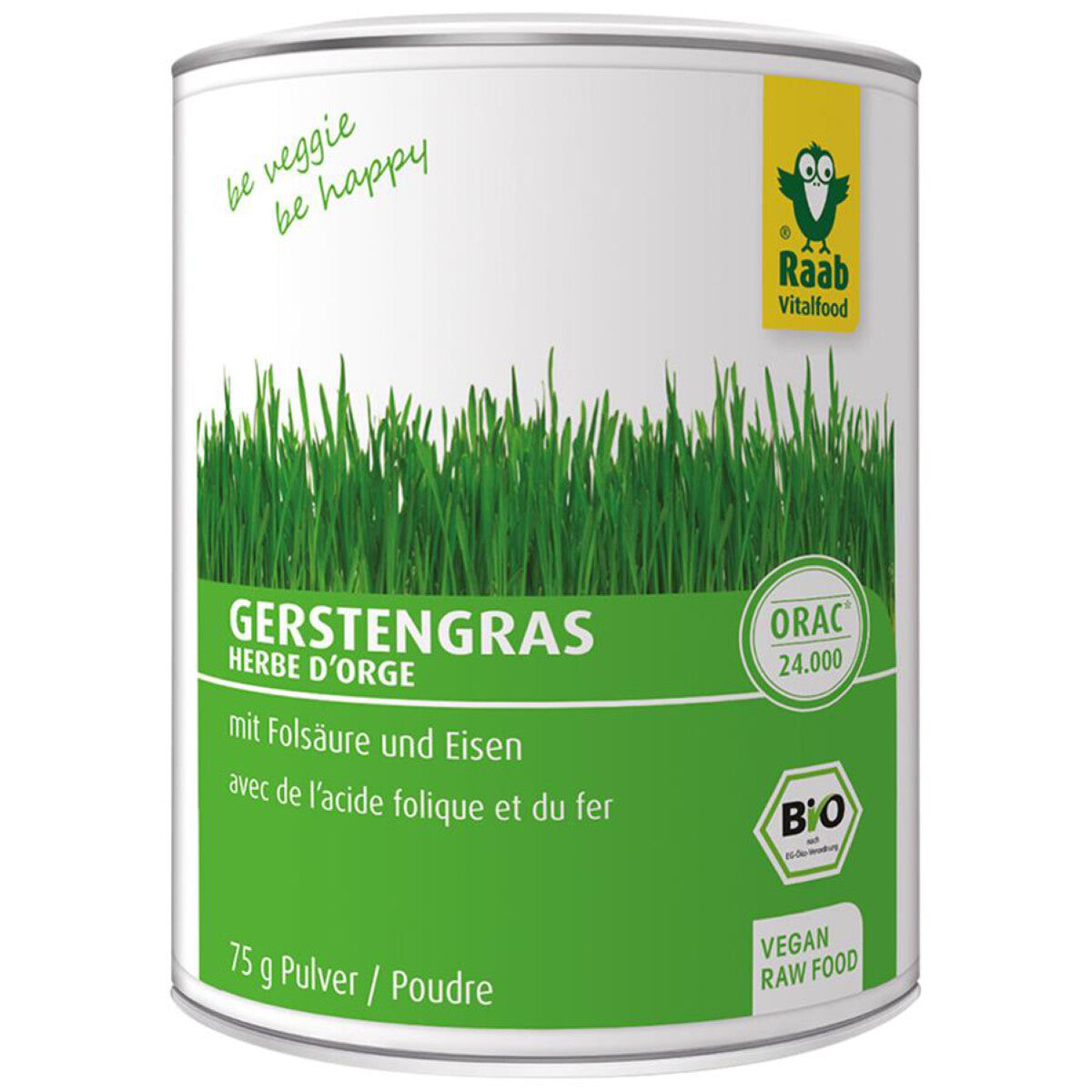 RAAB VITAL Gerstengras-Pulver - 75 g