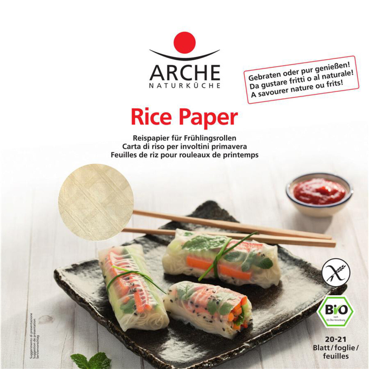 ARCHE Rice Paper (20-21 Blatt) - 150 g