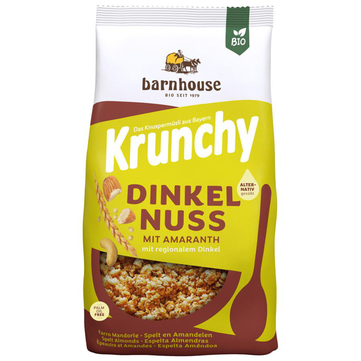BARNHOUSE Krunchy Dinkel Nuss - 375 g