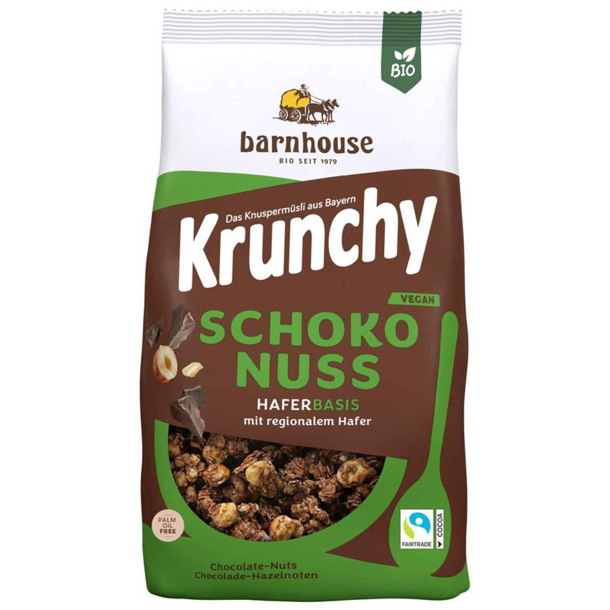 BARNHOUSE Krunchy Schoko Nuss - 375 g