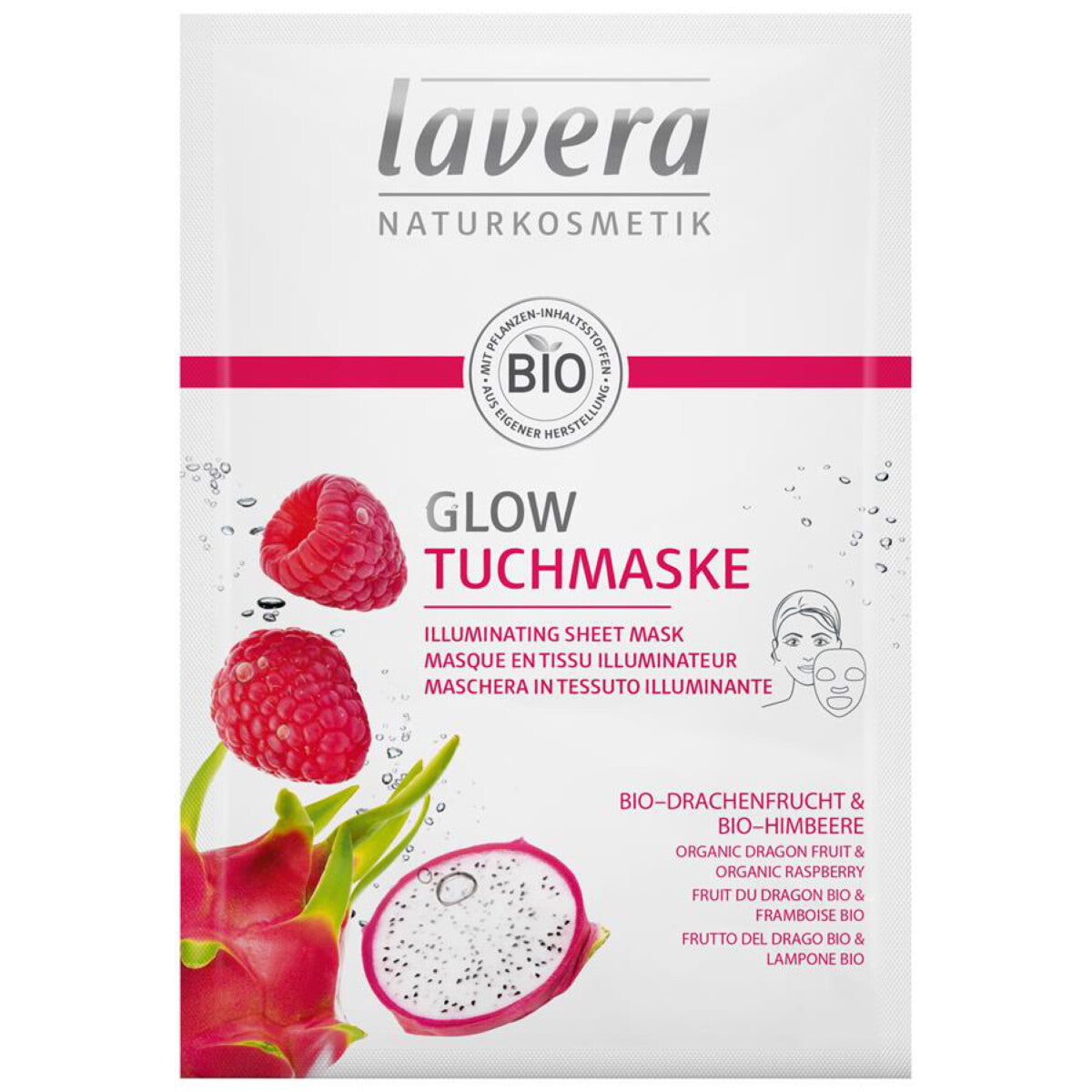 LAVERA Glow Tuchmaske - 21 ml