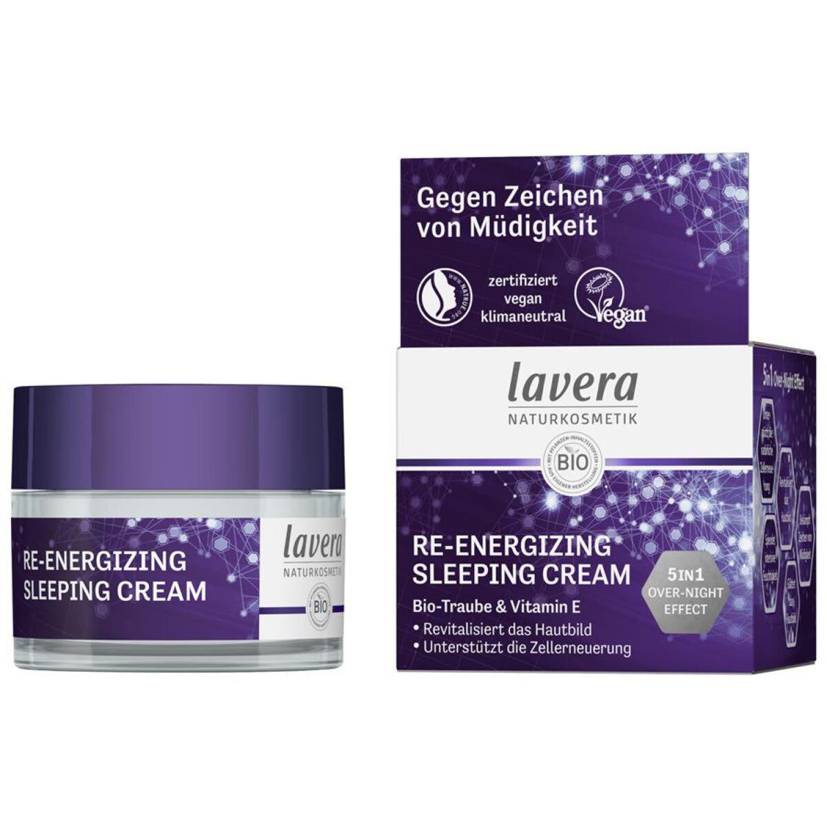 LAVERA Re-Energizing Sleeping Cream - 50 ml