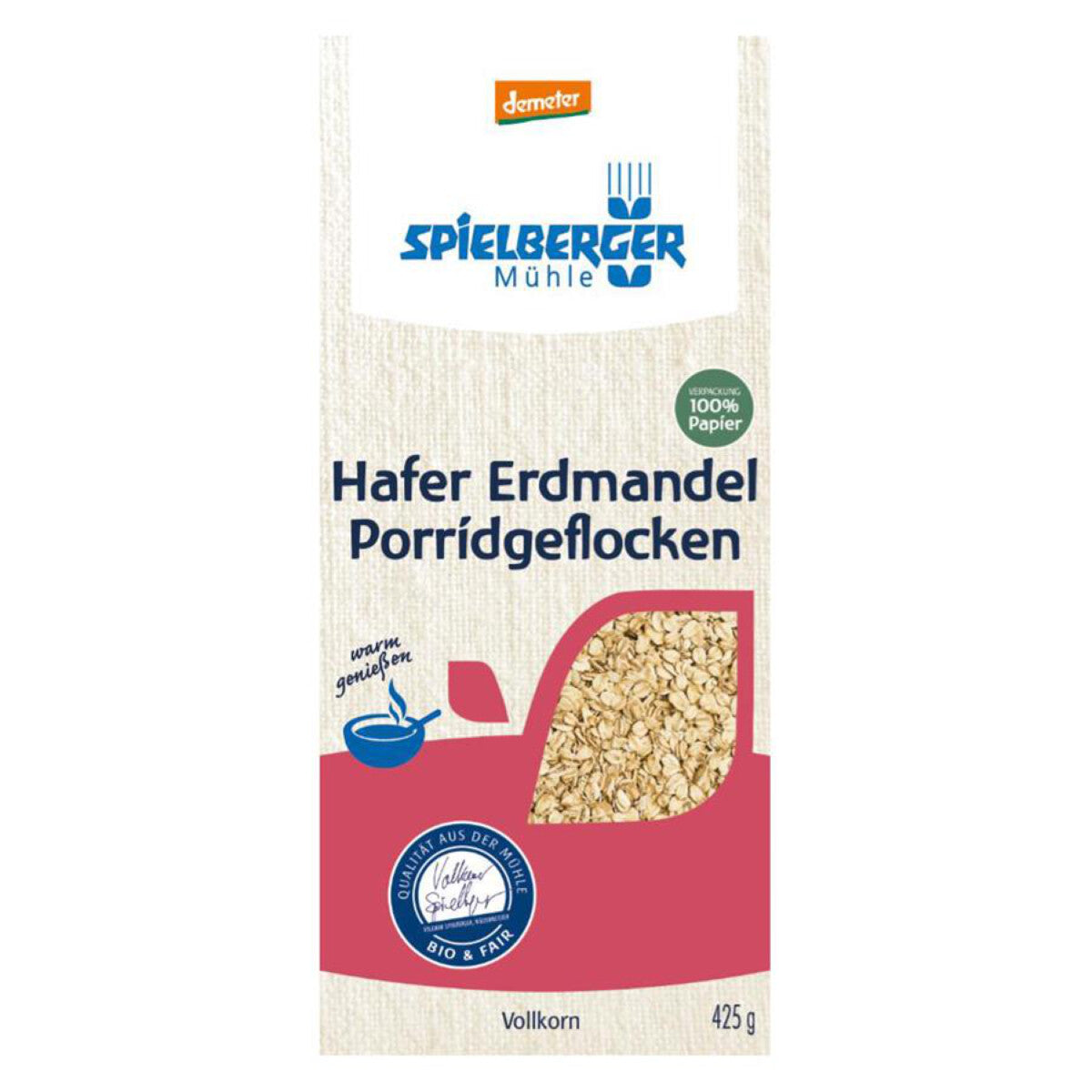 SPIELBERGER MÜHLE Erdmandel Porridgeflocken - 425 g