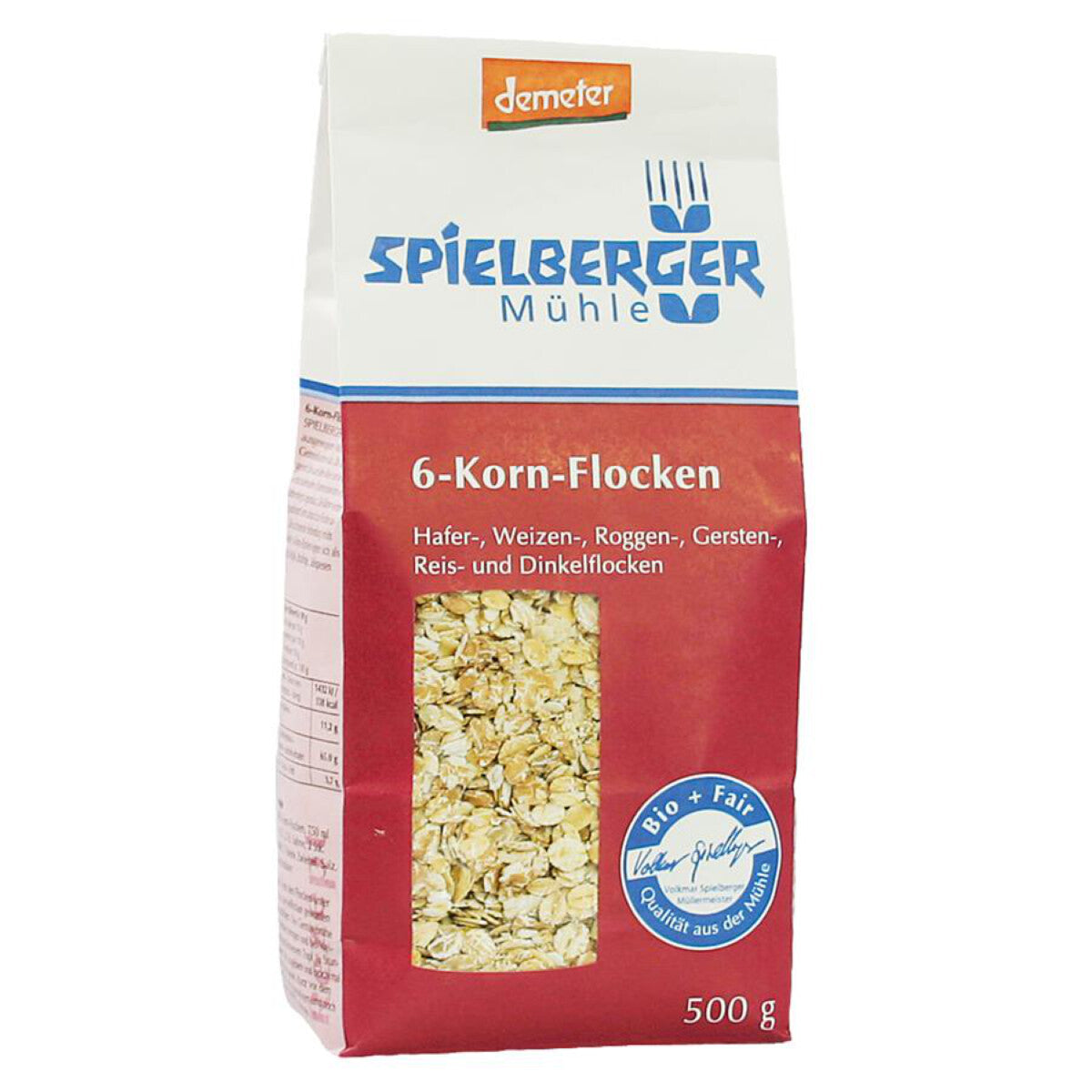 SPIELBERGER MÜHLE 6-Korn-Flocken - 500 g