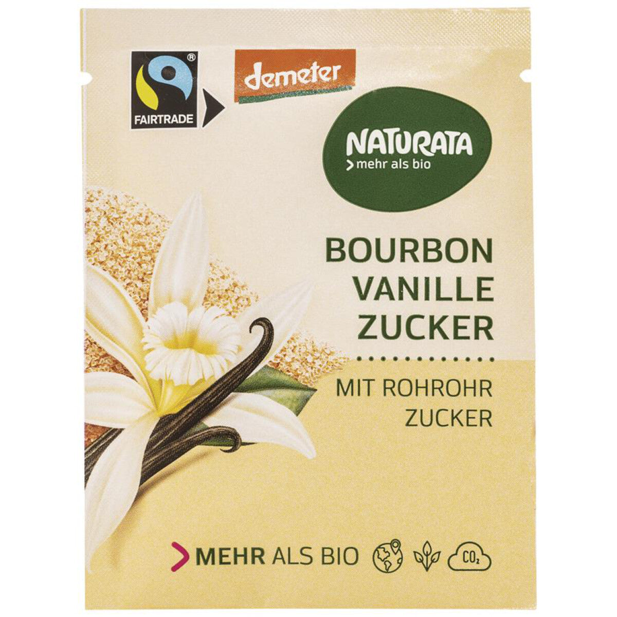 NATURATA Bourbon-Vanillezucker - 8 g