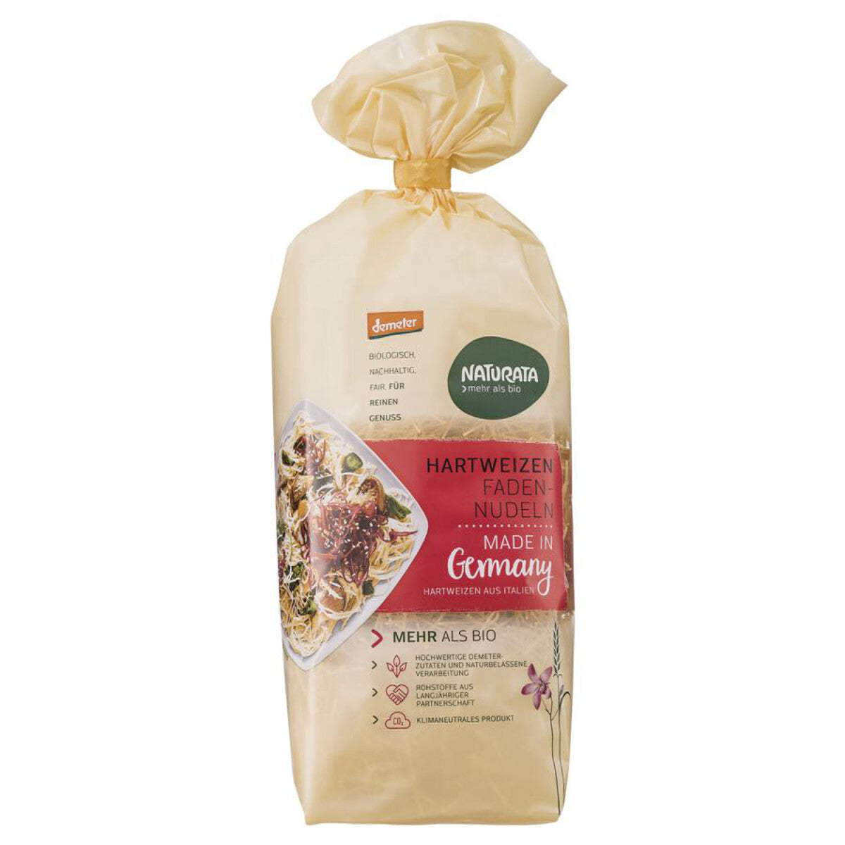 NATURATA Fadennudeln Demeter - 250 g