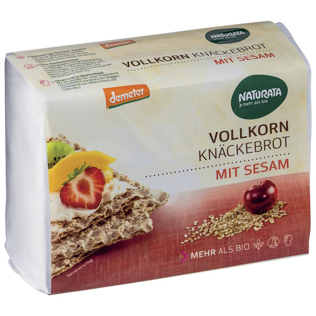 NATURATA Sesam Vollkorn-Knäckebrot - 250 g