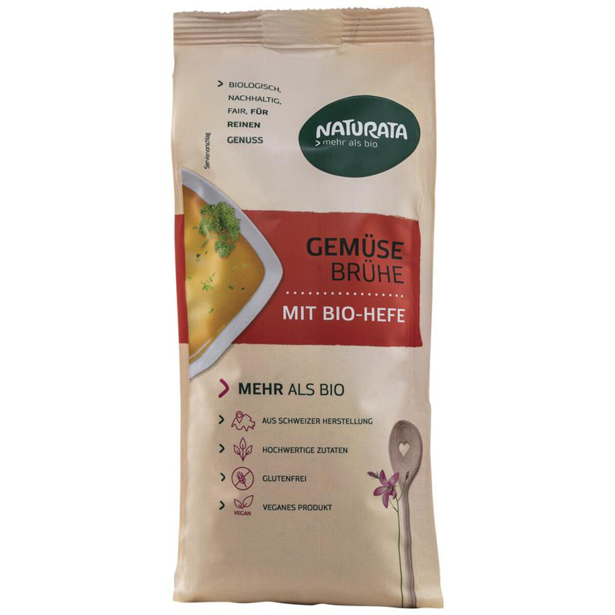 NATURATA Gemüsebrühe mit Hefe - 500 g