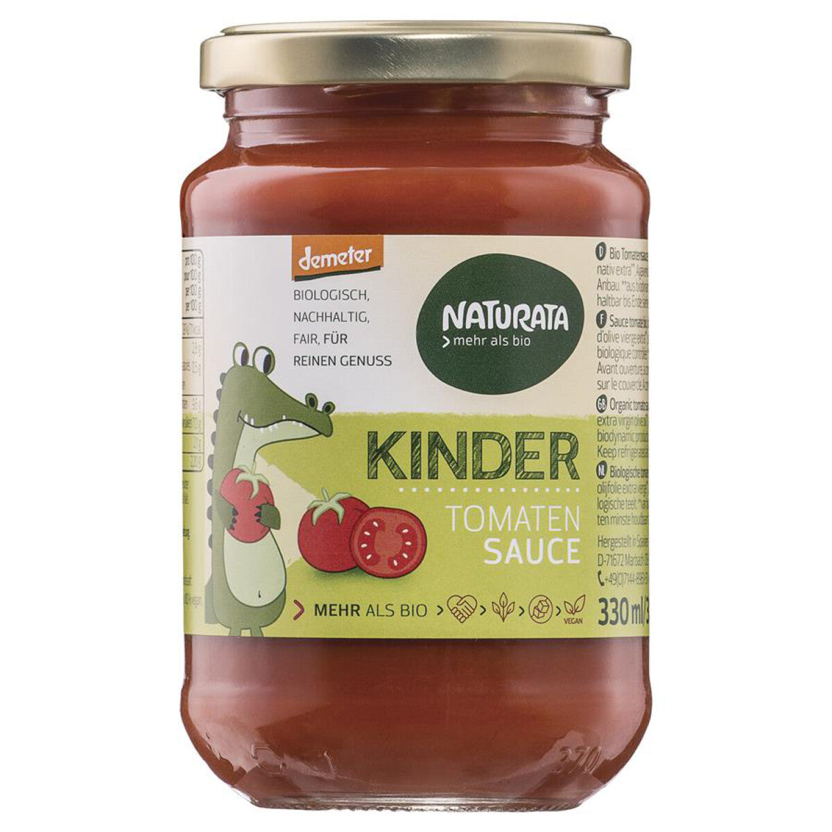 NATURATA Kinder Tomatensauce mild - 330 ml