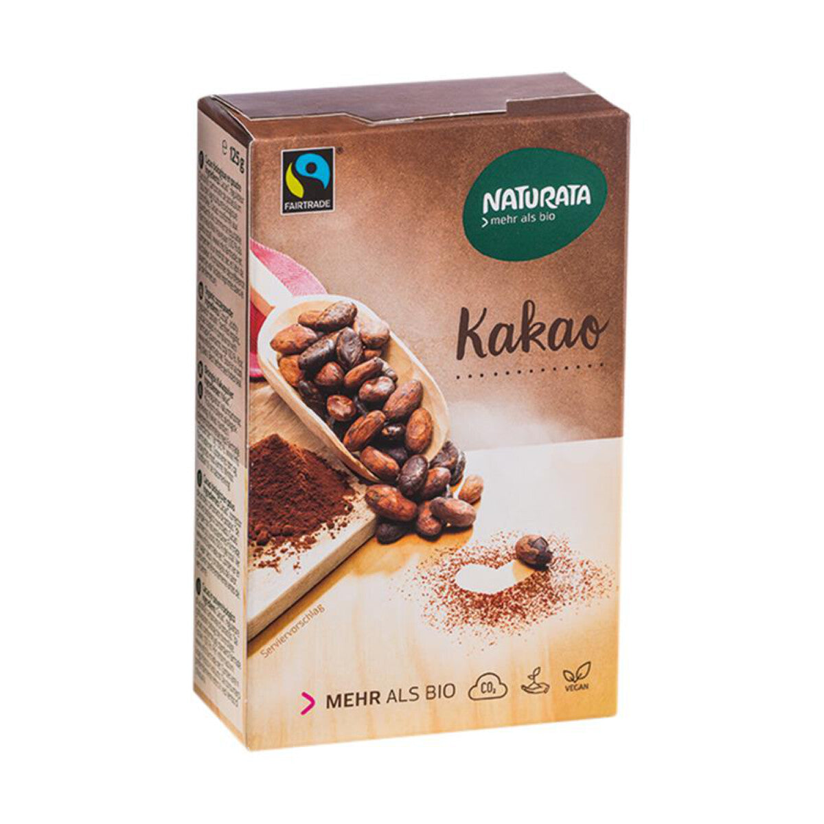 NATURATA Kakaopulver entölt - 125 g