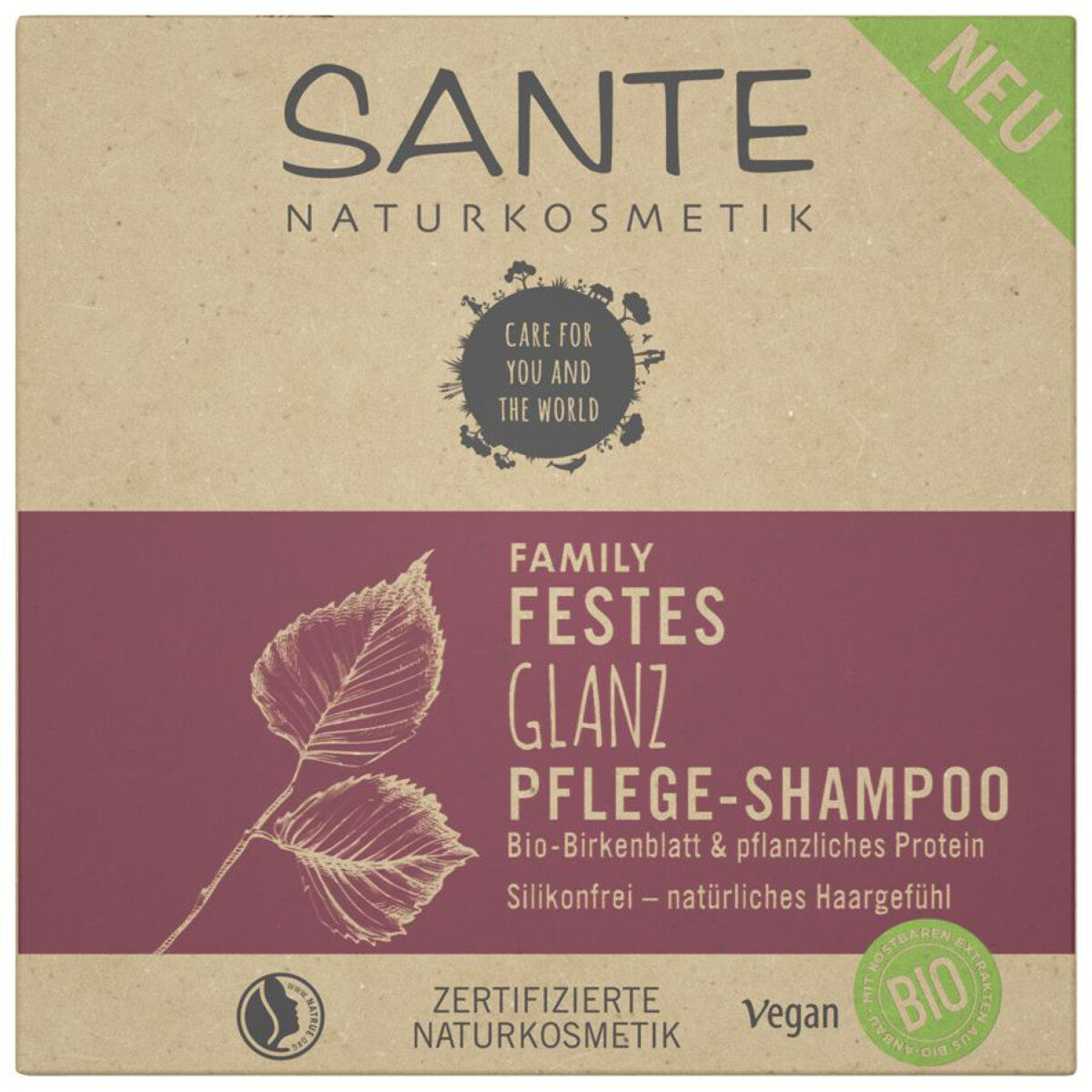 SANTE Festes Shampoo Birke - 60 g