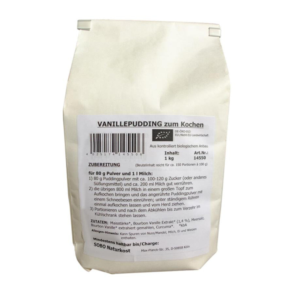 SOBO Puddingpulver Vanille - 1 kg