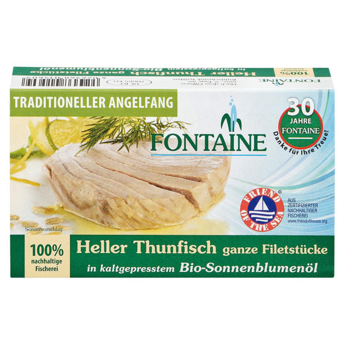 FONTAINE Thunfisch hell in Sonnenblumen-Öl - 120 g