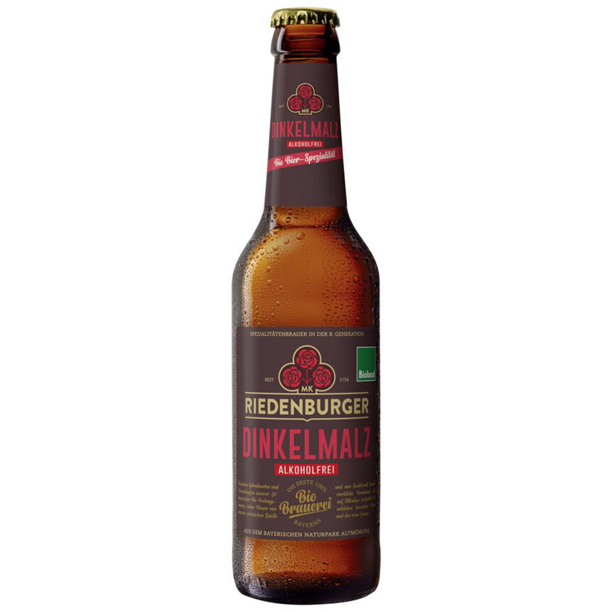 RIEDENBURGER BRAUHAUS Dinkel-Malz-Bier alkoholfrei - 0,33 l