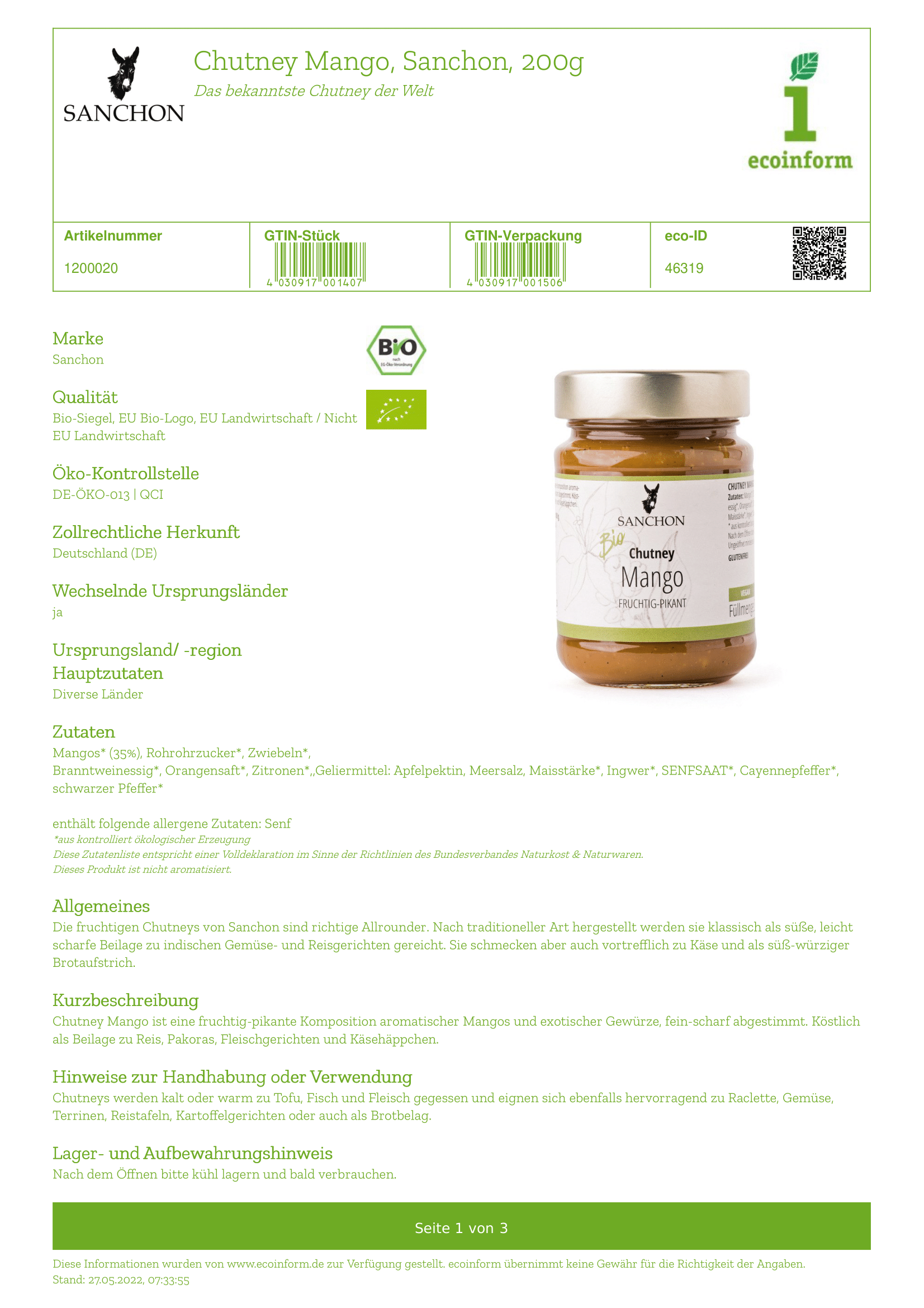 Mango Chutney