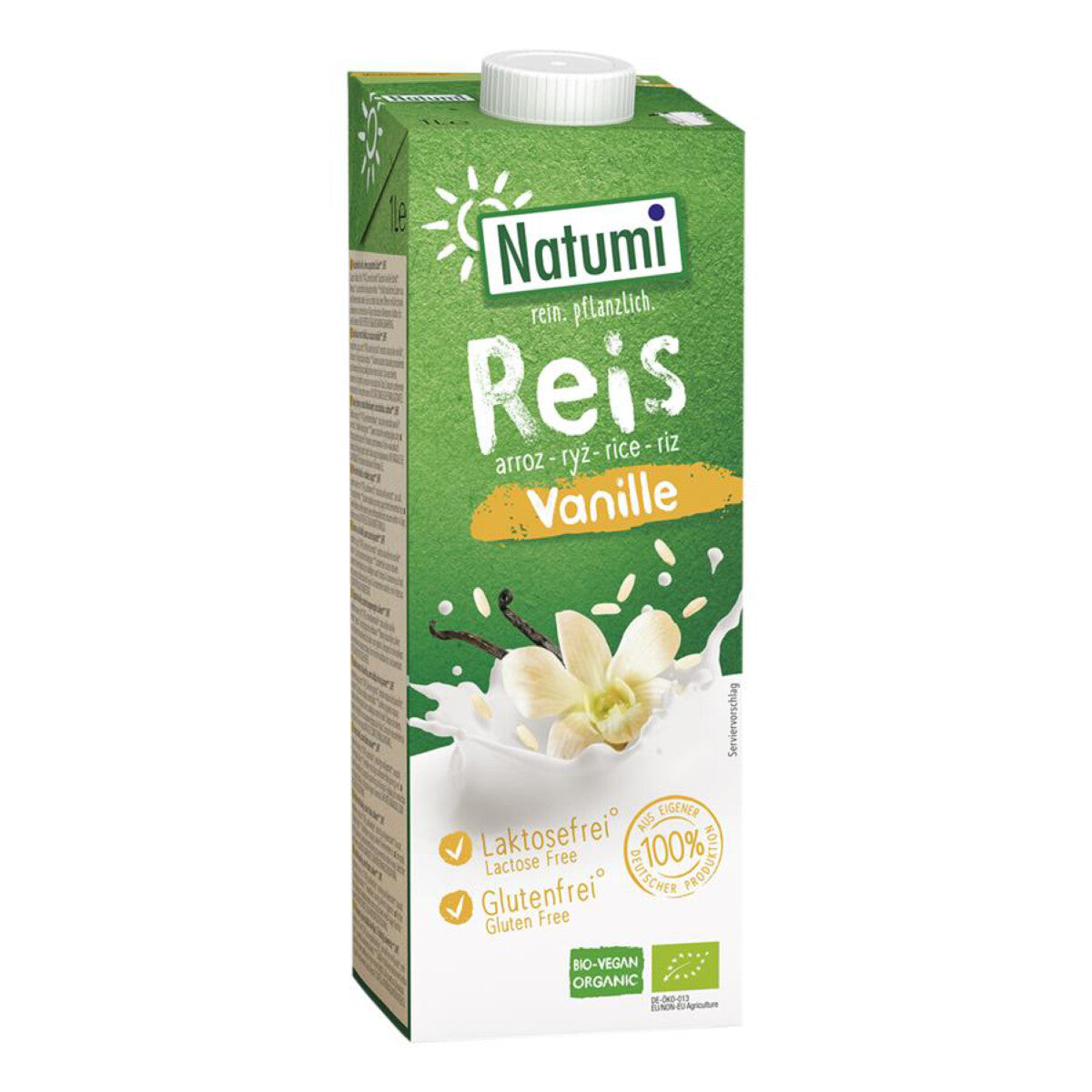 NATUMI Reisdrink Vanille ohne Zucker - 1 l