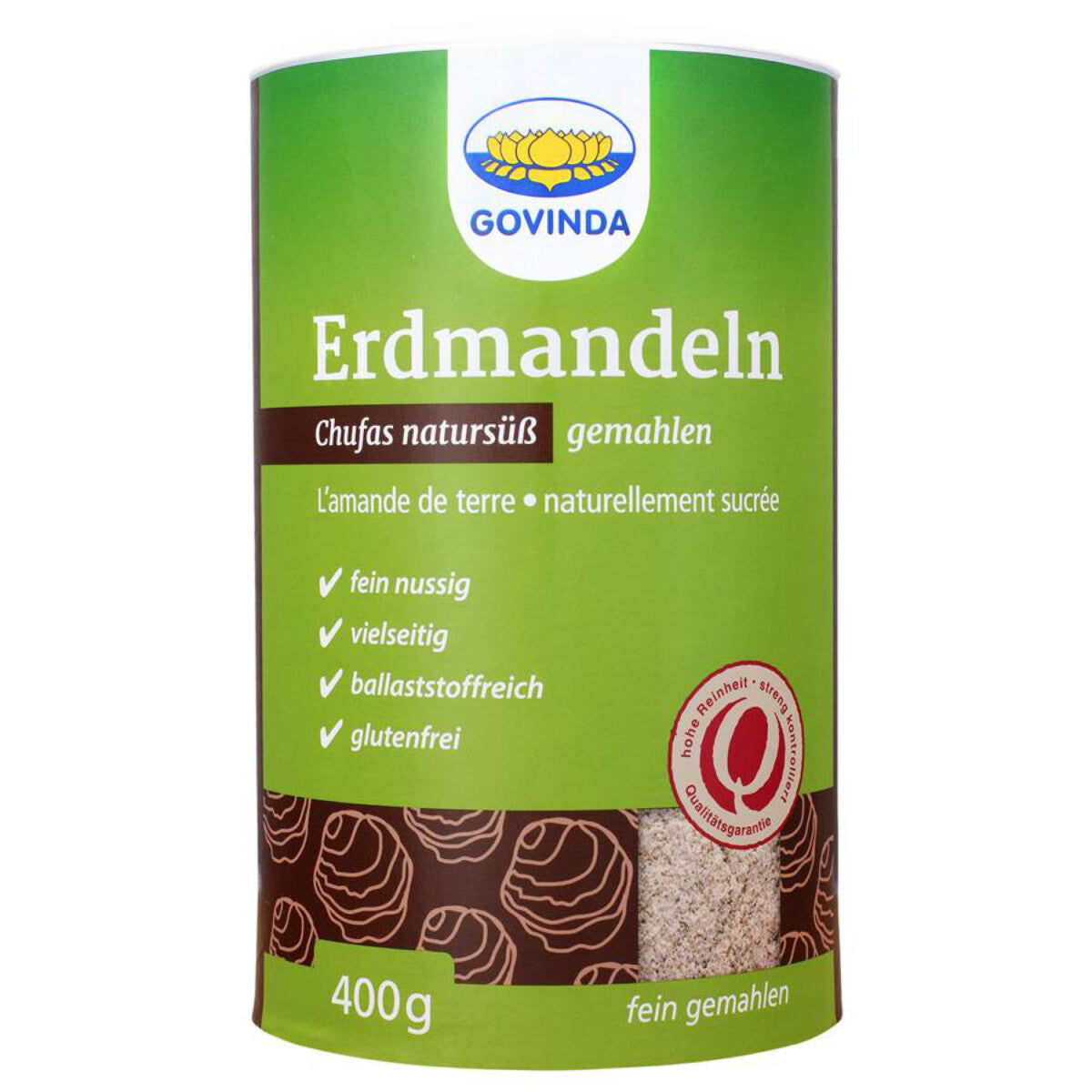 GOVINDA Erdmandeln gemahlen - 400 g