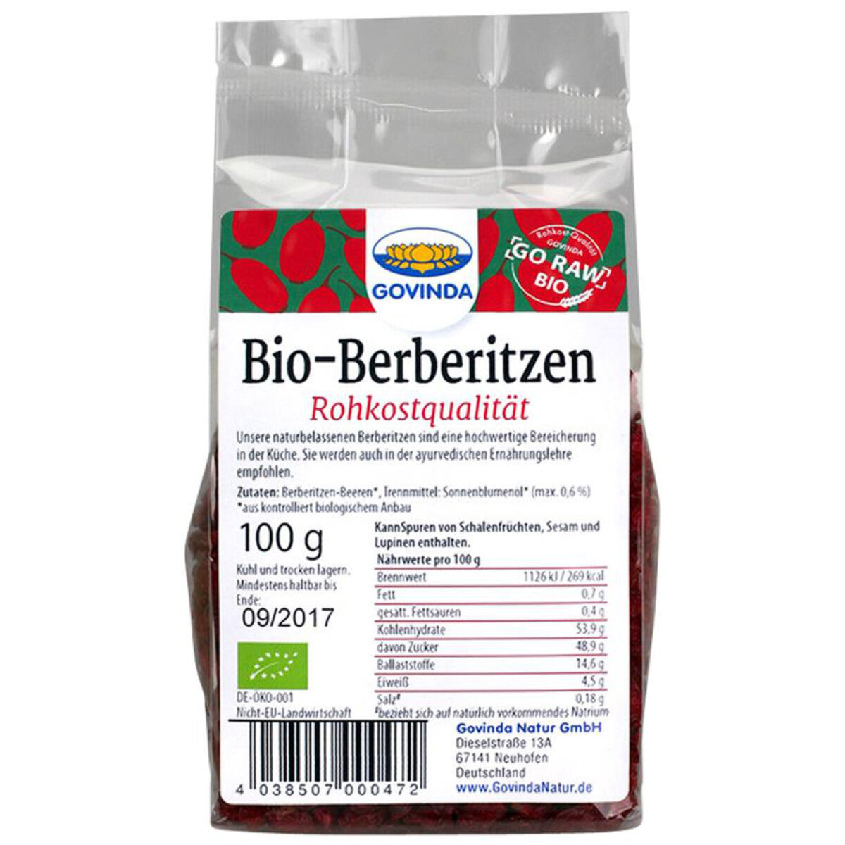 GOVINDA Berberitzen - 100 g