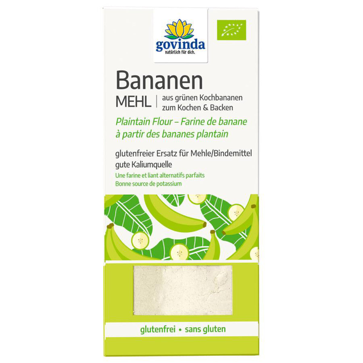 GOVINDA Grünes Bananenmehl - 350 g