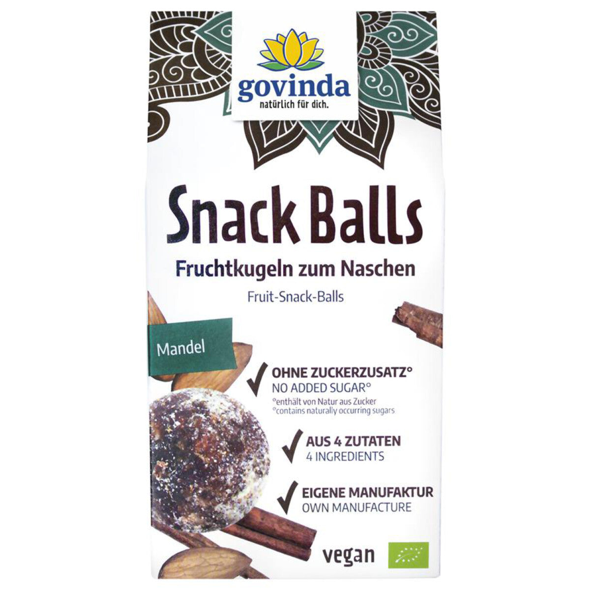GOVINDA Snack Balls Mandel - 100 g