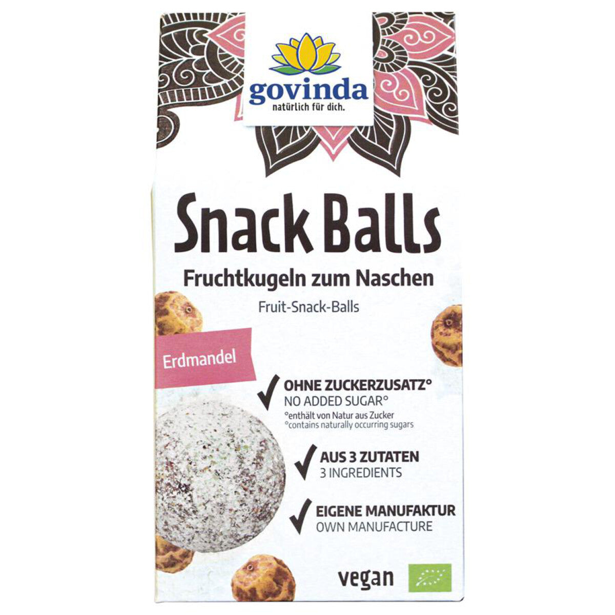 GOVINDA Snack Balls Erdmandel - 100 g