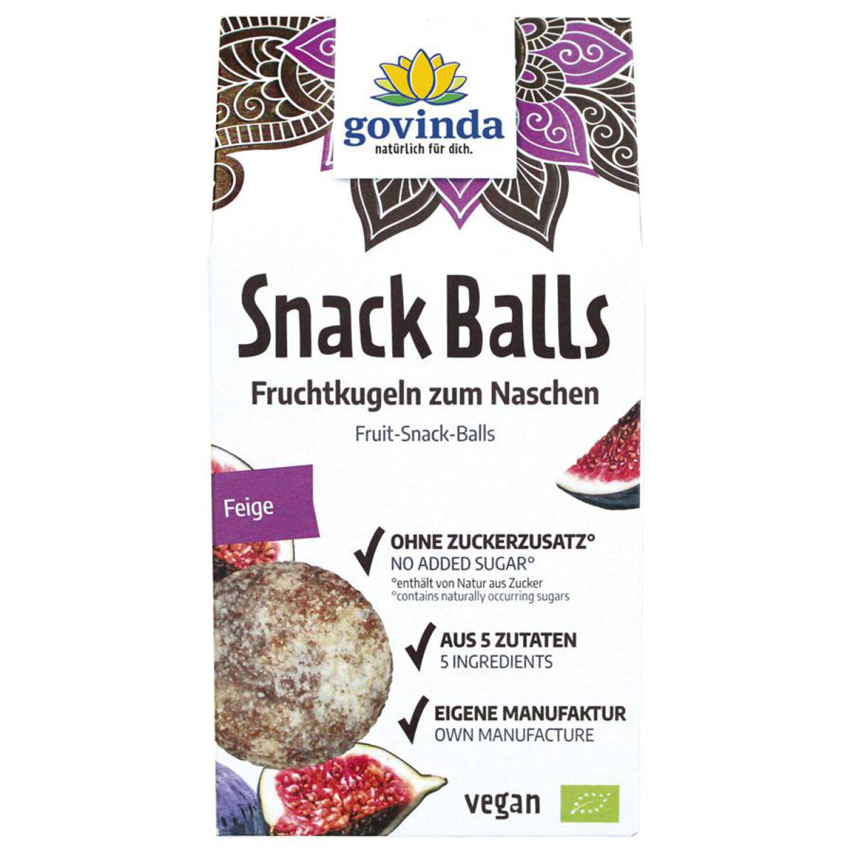 GOVINDA Snack Balls Feige - 100 g