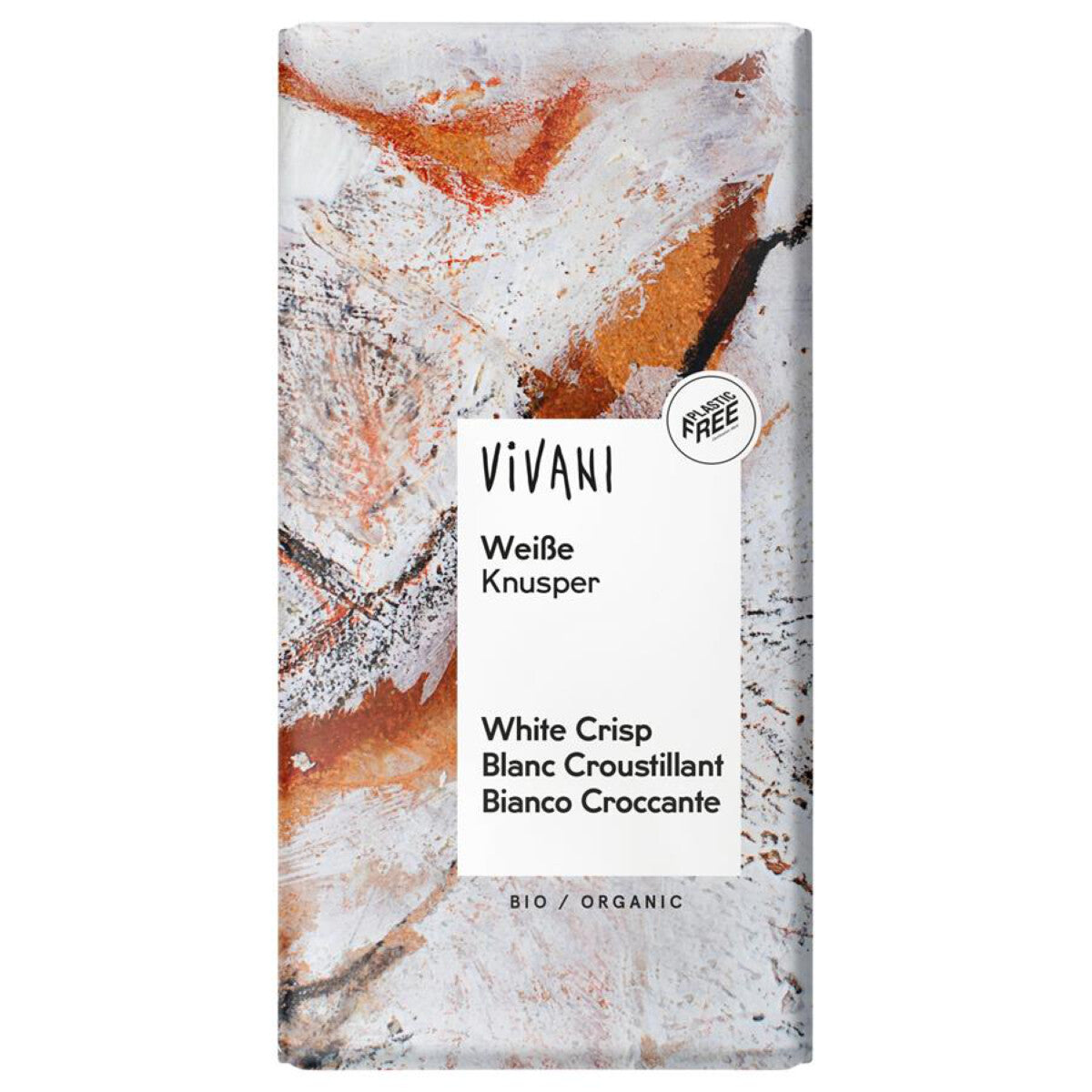 VIVANI Weiße Knusper Schokolade - 100 g