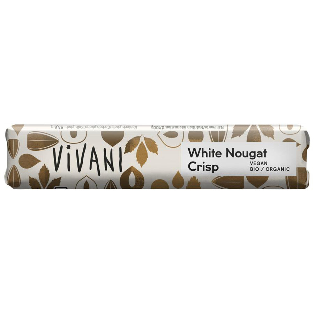 VIVANI White Nougat Crisp Reismilch - 35 g
