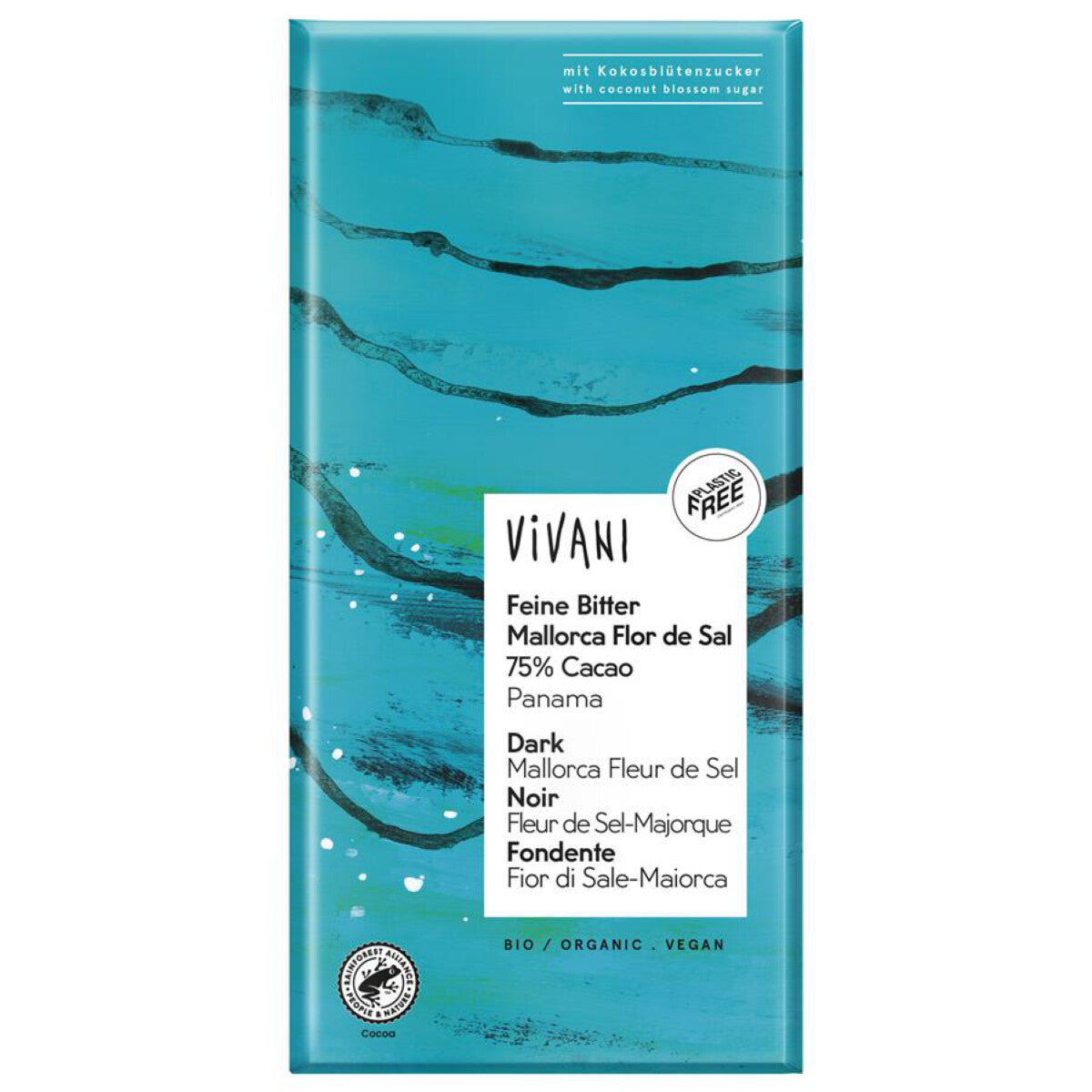 VIVANI Feine Bitter 75% Salt - 80 g