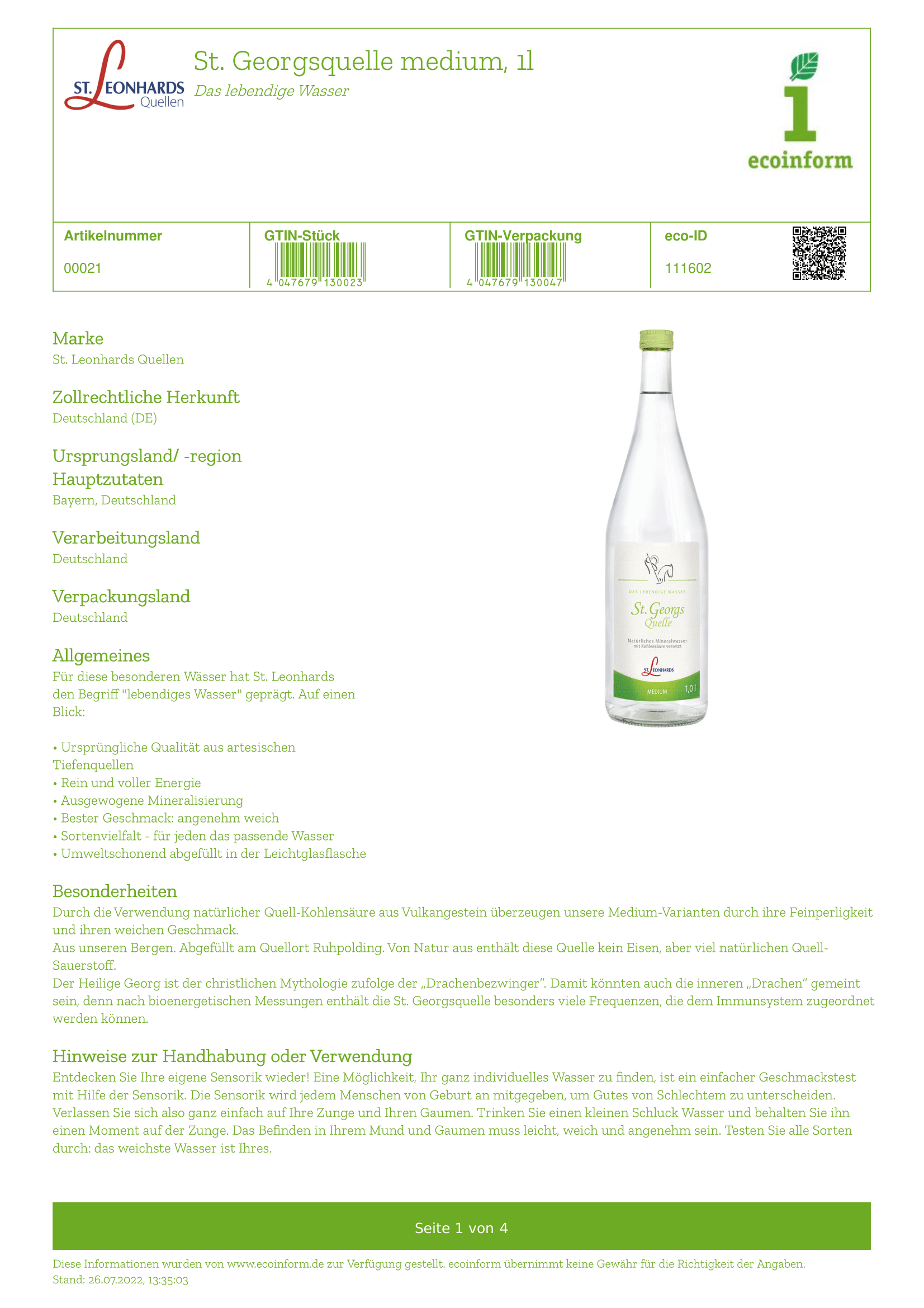St. Georgsquelle medium