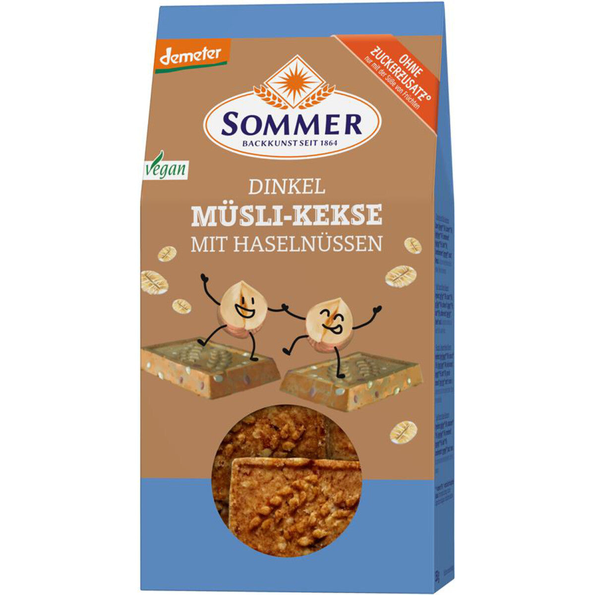 SOMMER & CO Dkl. Müsli-Keks Haselnuss - 150 g