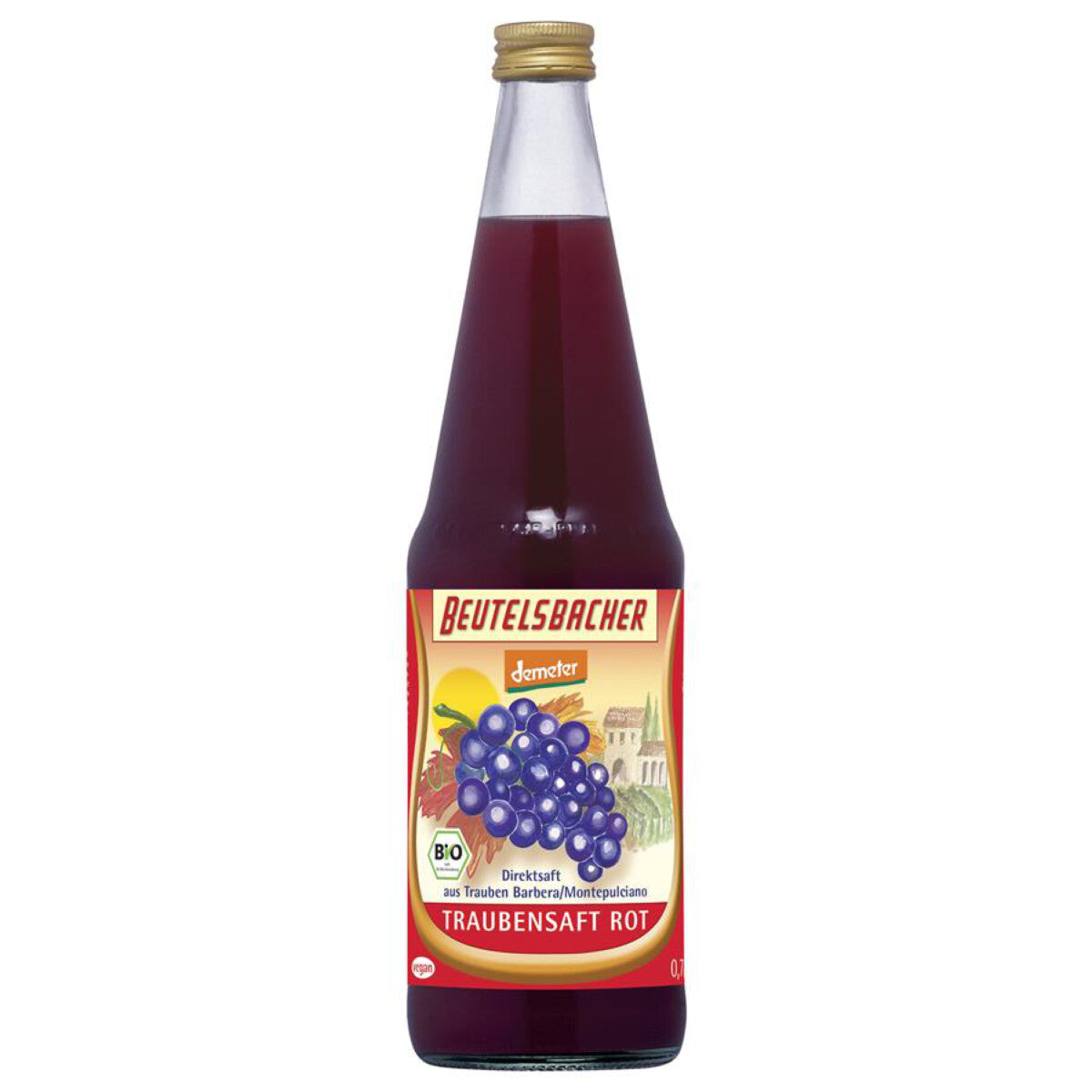 BEUTELSBACHER Traubensaft rot Barbera - 700 ml 