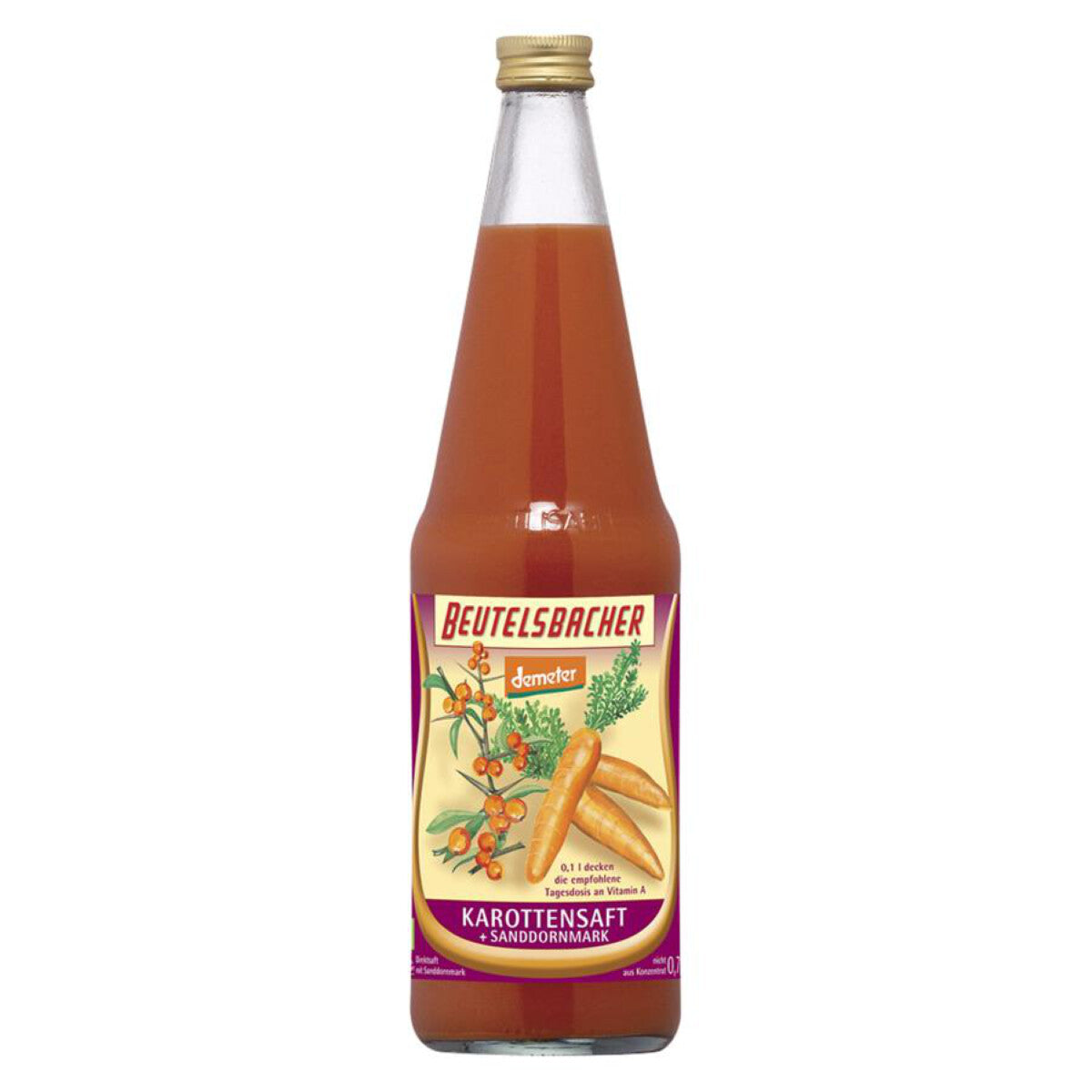 BEUTELSBACHER Karotten-Sanddorn Saft - 700 ml 
