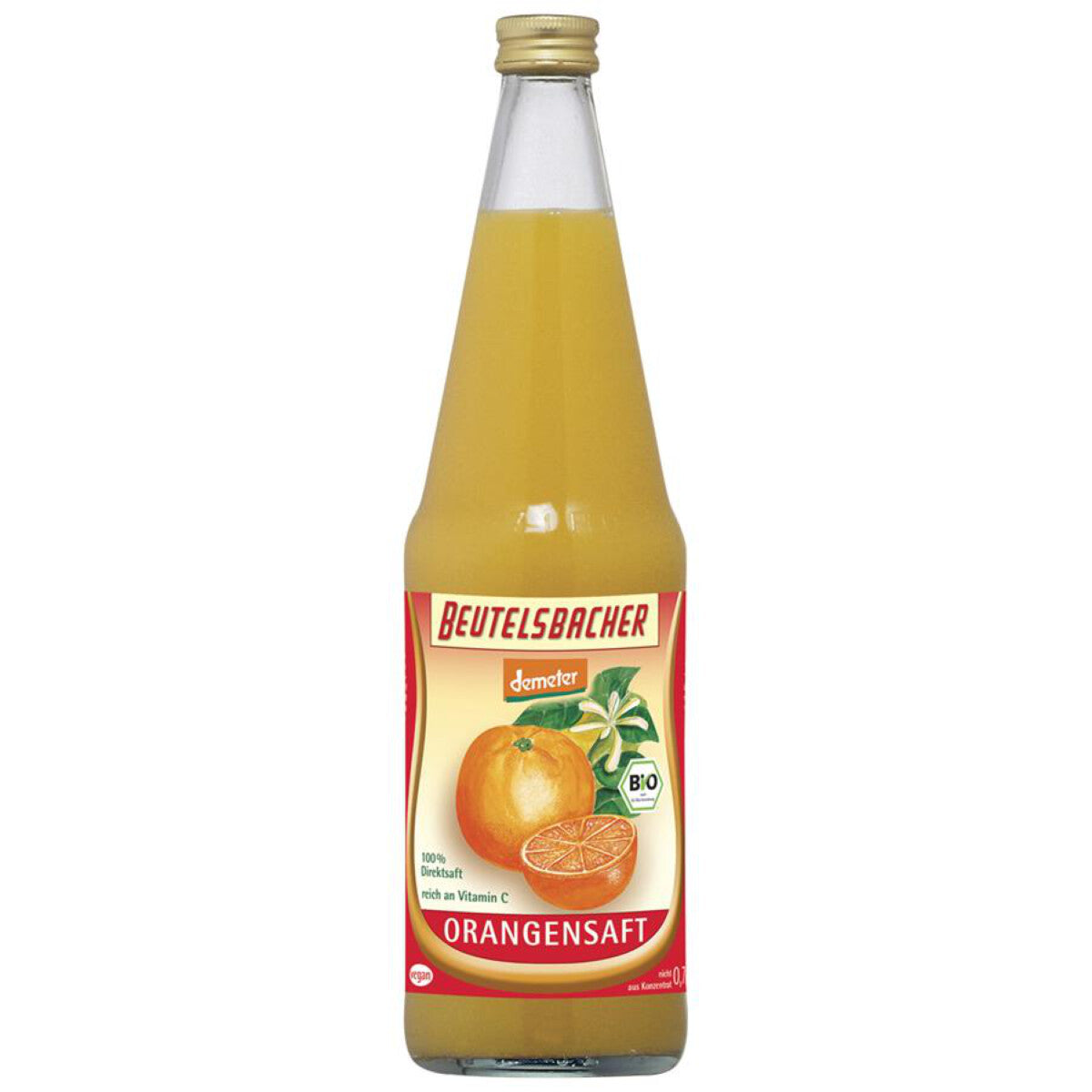 BEUTELSBACHER Orangensaft 100% Direktsaft - 700 ml 
