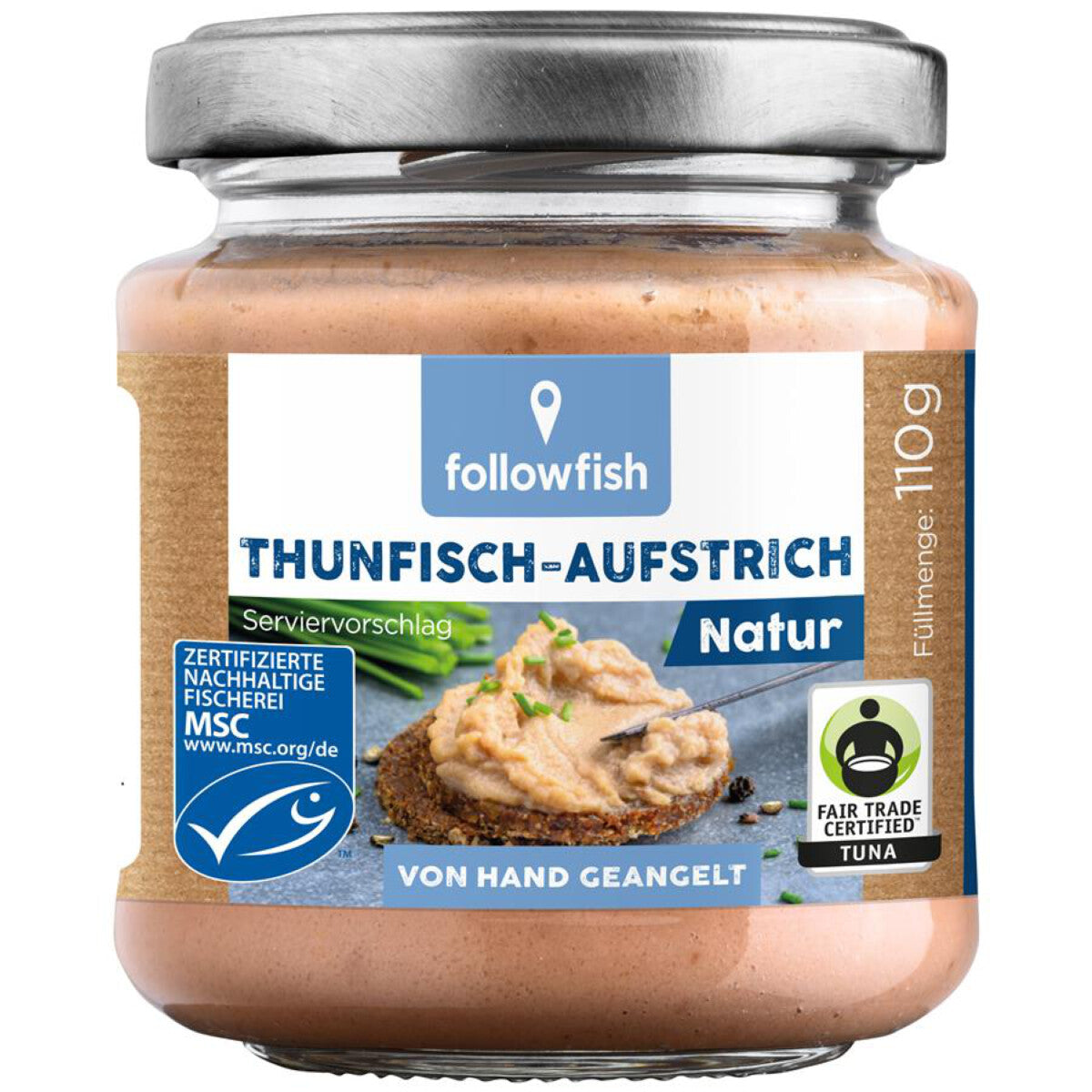 FOLLOWFISH Thunfisch-Creme Natur - 110 g