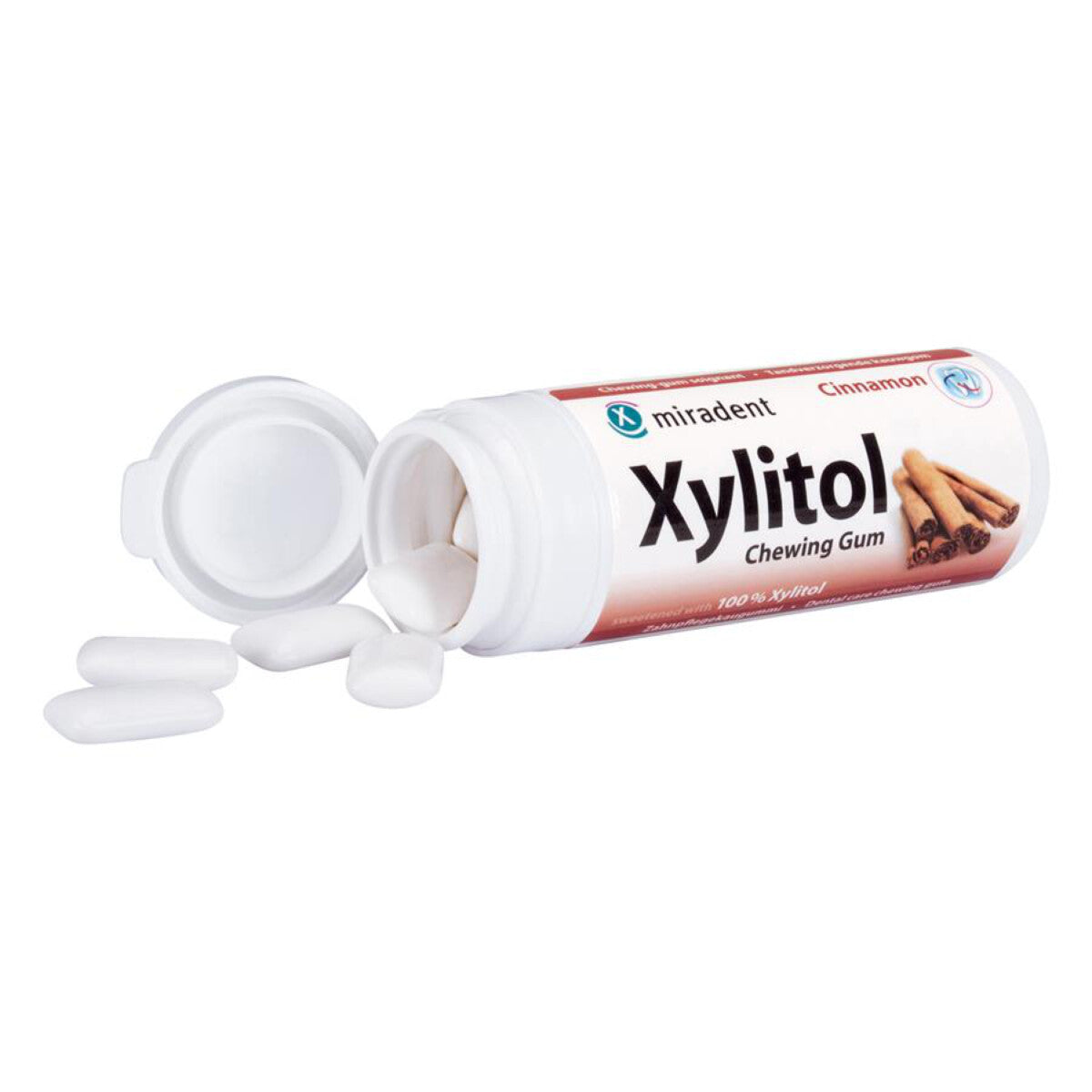 MIRADENT Xylitol Kaugummi Cinnamon - 30 g