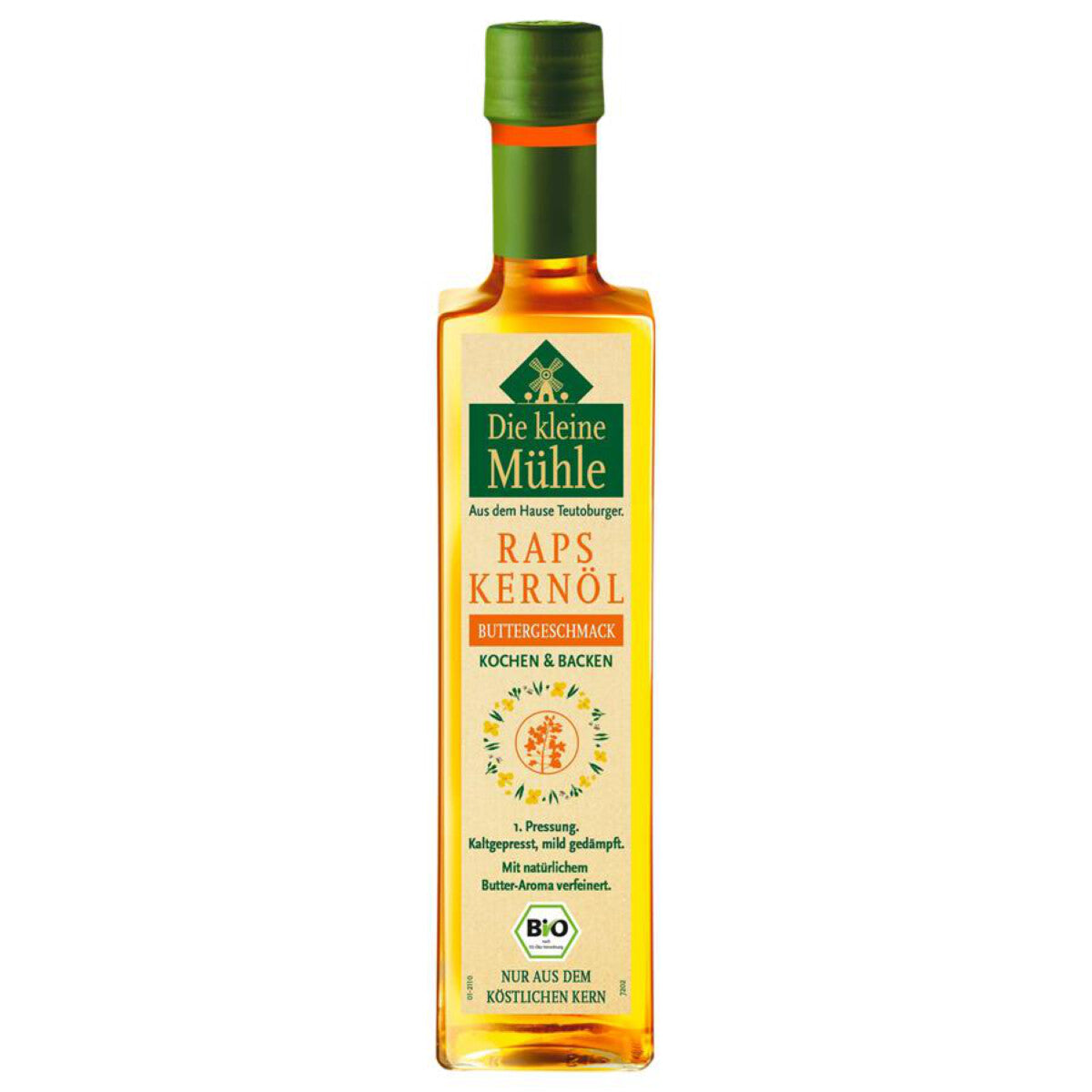 DIE KLEINE MÜHLE Rapskernöl mit Buttergeschmack - 0,5 l