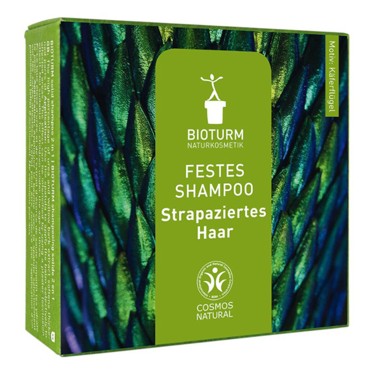 BIOTURM Festes Shampoo, strapaziertes Haar - 100 g