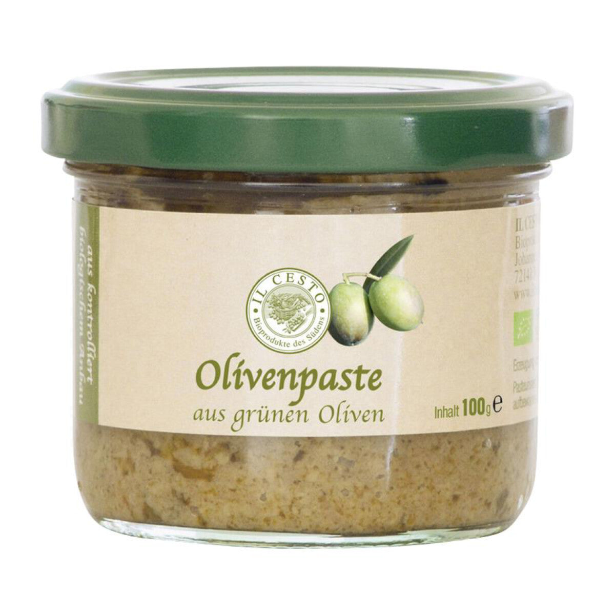 IL CESTO Olivenpaste grün - 100 g