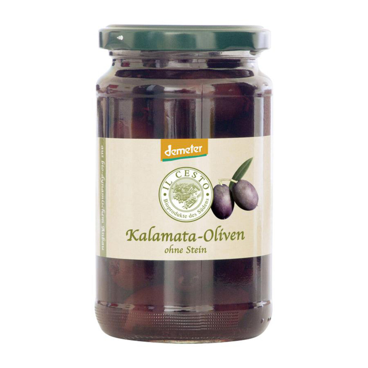 IL CESTO Kalamata Oliven in Lake, natur - 315 g