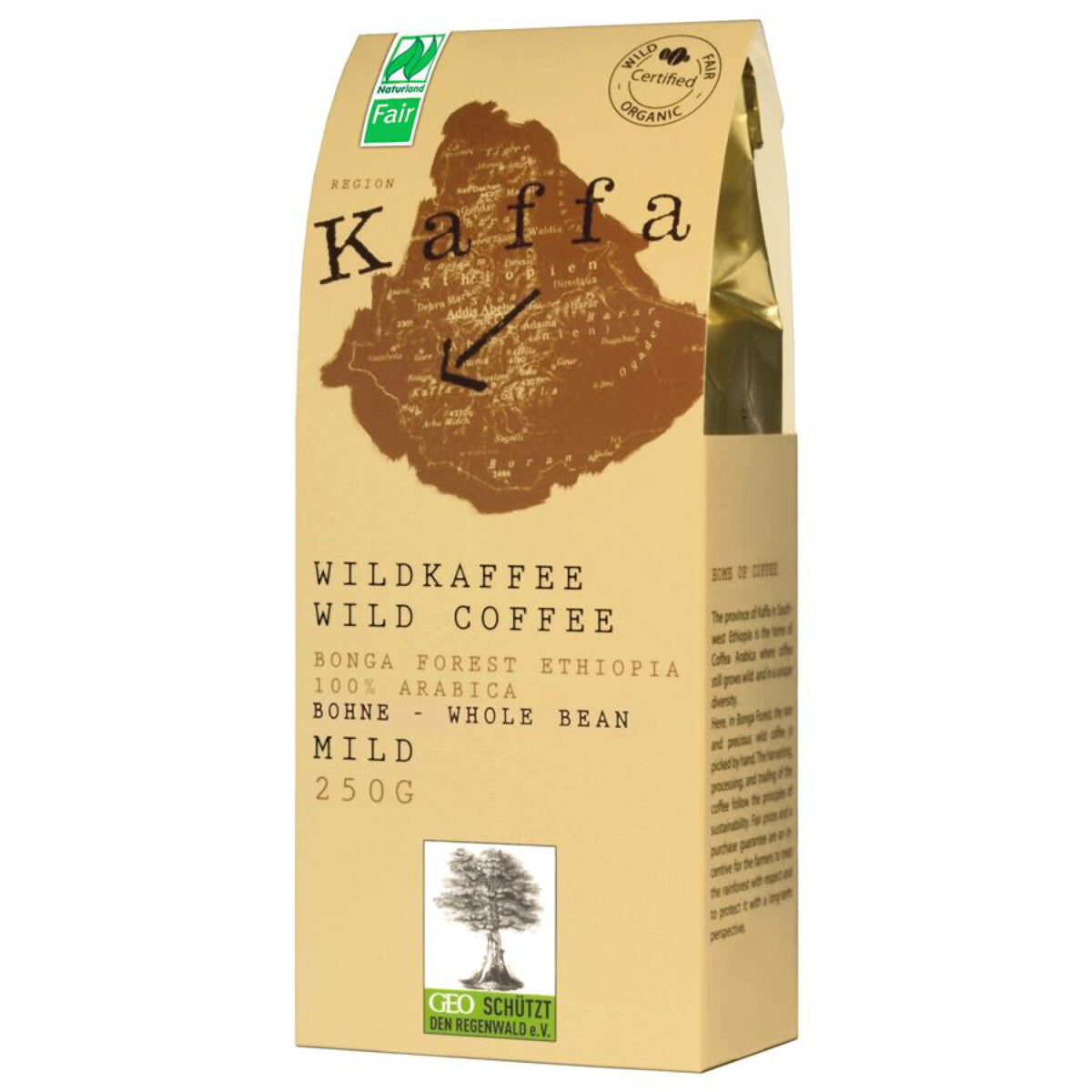 KAFFA Mild ganze Bohne - 250 g