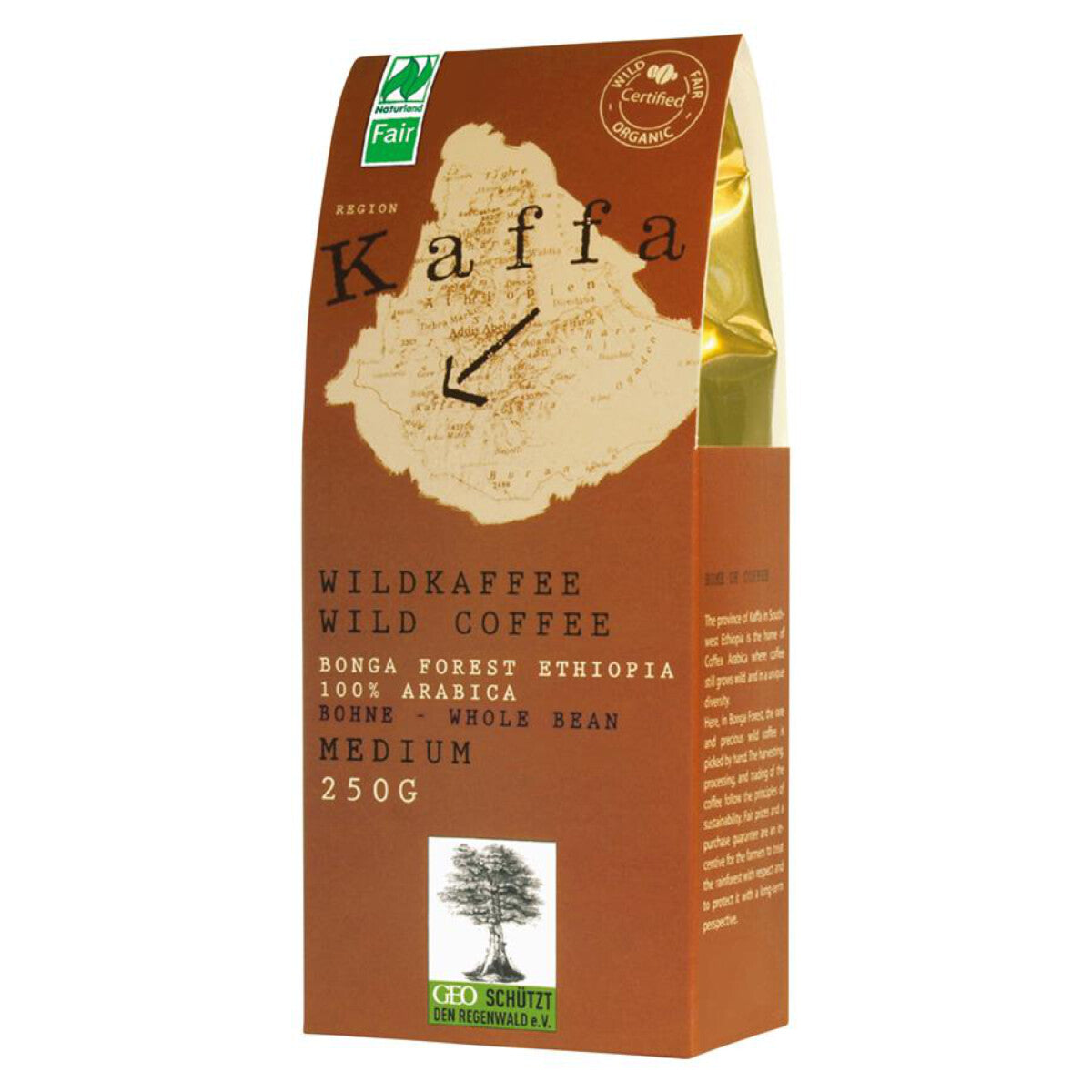 KAFFA Medium ganze Bohne - 250 g